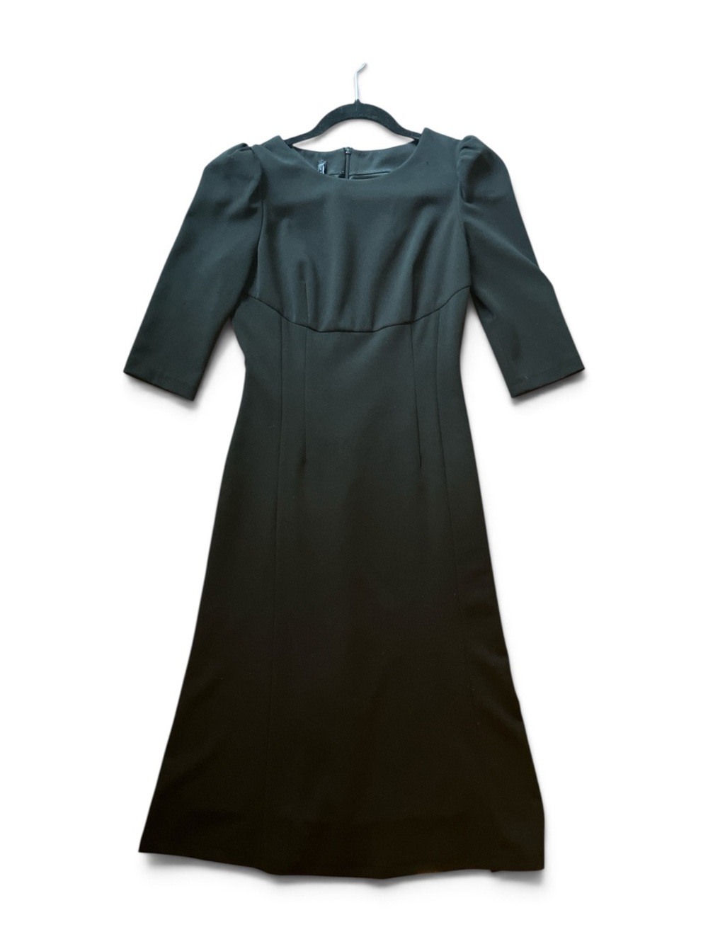 Made in Italy Kate Middleton Style Black Maxi Dress